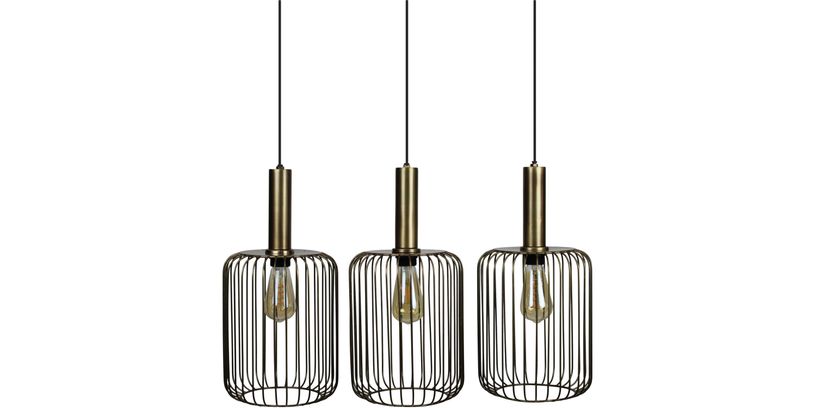 Hanglamp Bincerro 3-Lichts Bronze