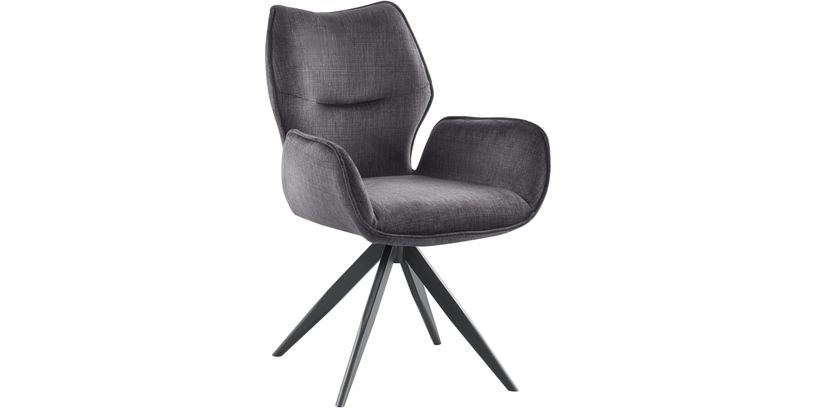 Armstoel Oviedio Zwart