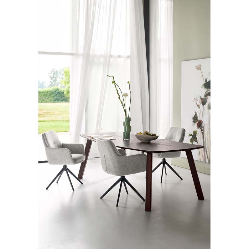 INHOUSE Eettafel Tabiro Mystic Brown