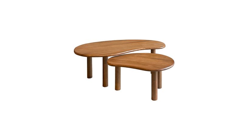 INHOUSE Salontafel Nubira Naturel Set/2