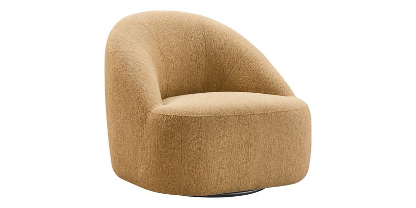 INHOUSE Draaifauteuil Felira Camel
