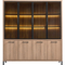 Vitrinekast Selina Brown Cuneo Oak