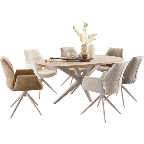 Eettafel Mascaro Deens Ovaal