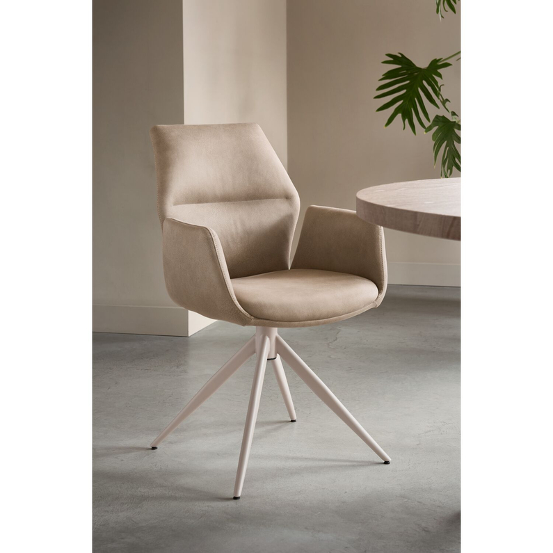 Armstoel Faido Taupe