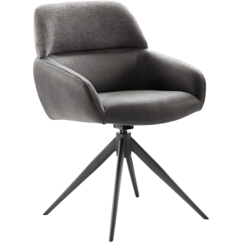 Armstoel Veda Antraciet