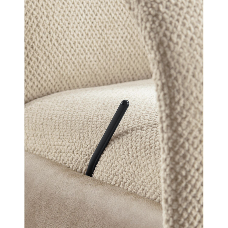 Relaxfauteuil Seduto Hoog Naturel/Clay