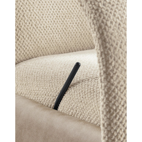 Relaxfauteuil Seduto Hoog Naturel/Clay