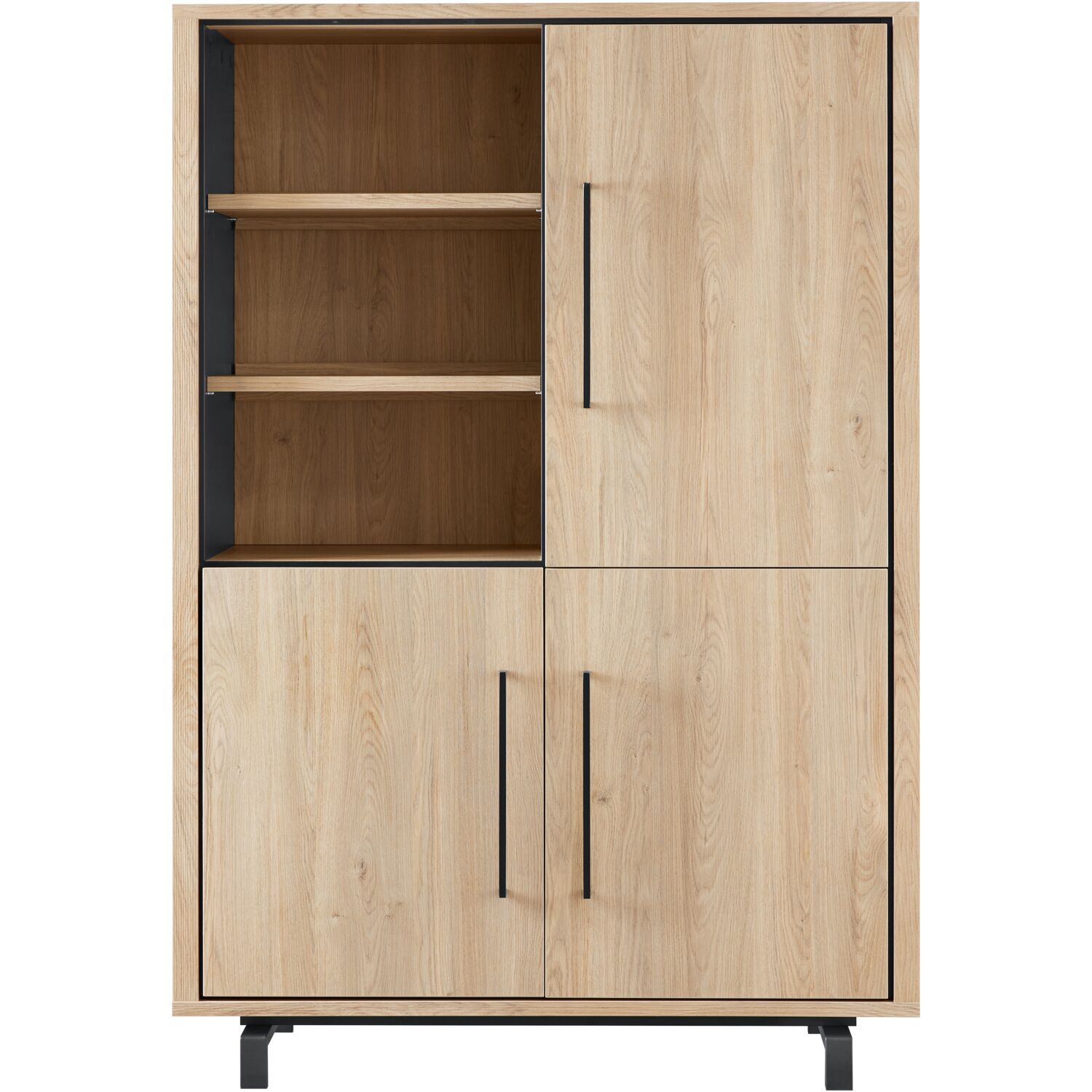 INHOUSE Bergkast Wesara 3-Deurs