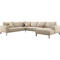 Hoekbank Alburg Beige