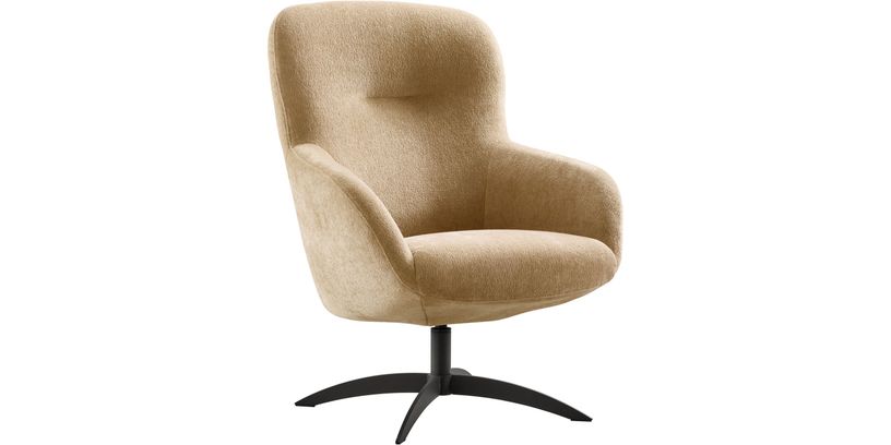 INHOUSE Draaifauteuil Morias Camel