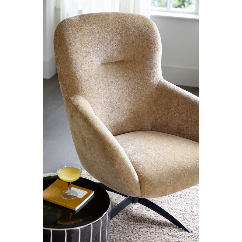 INHOUSE Draaifauteuil Morias Camel