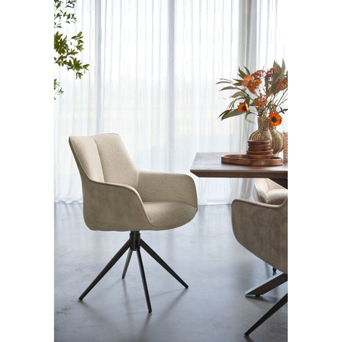 Armstoel Ceno Linen/Natural