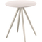 Bijzettafel Cercio Ø40 White Grey