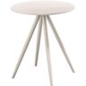 Bijzettafel Cercio Ø40 White Grey