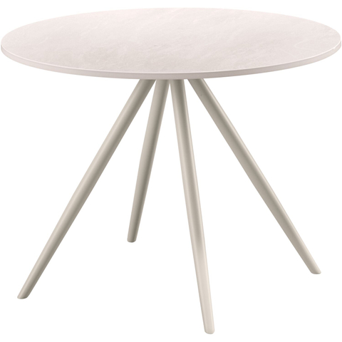 Bijzettafel Cercio Ø60 White Grey