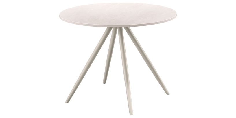 Bijzettafel Cercio Ø60 White Grey