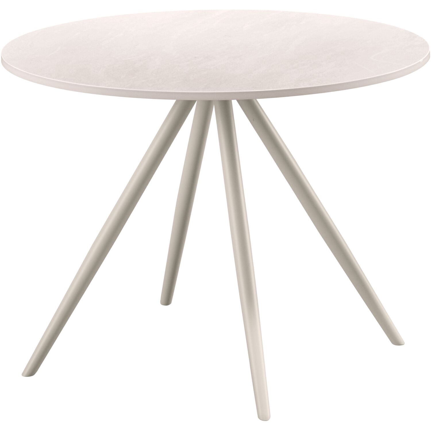 Bijzettafel Cercio Ø60 White Grey