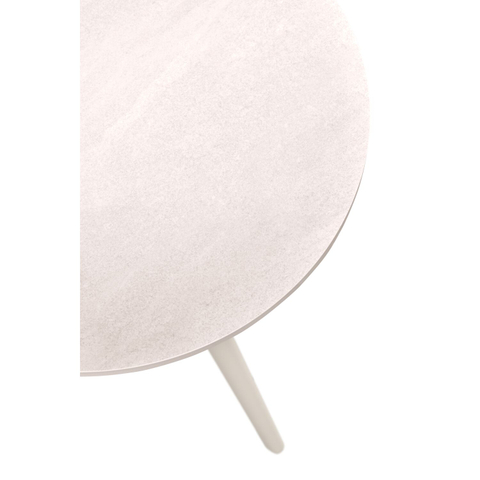Bijzettafel Cercio Ø60 White Grey