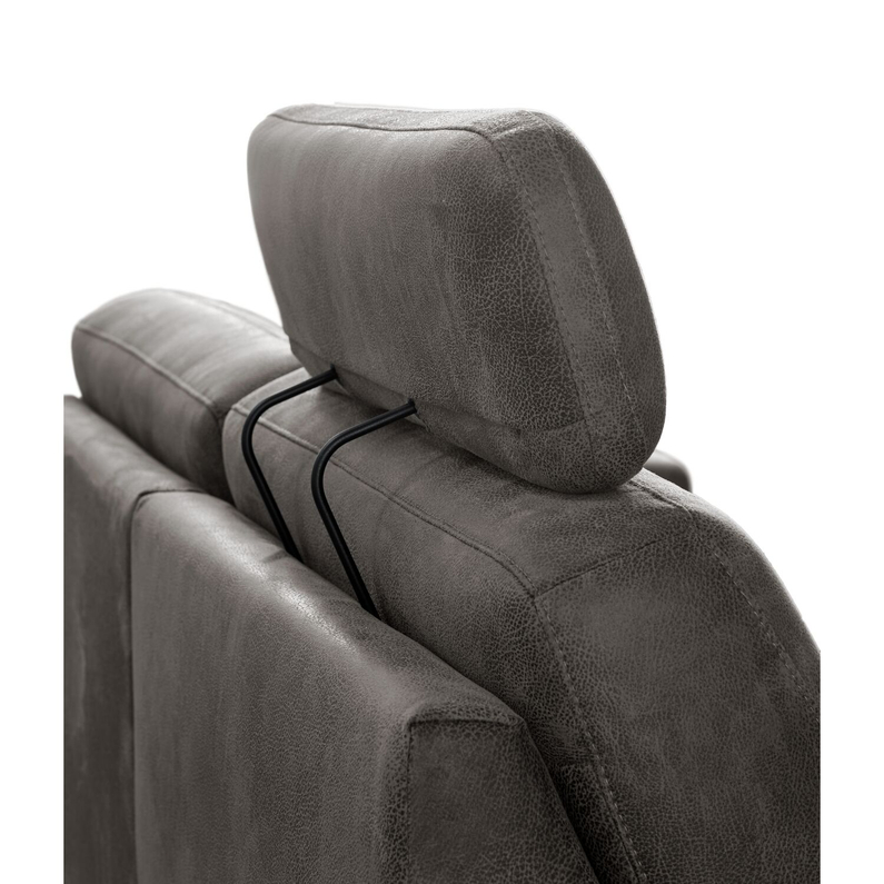 Hoekbank Muscolo Dark Grey