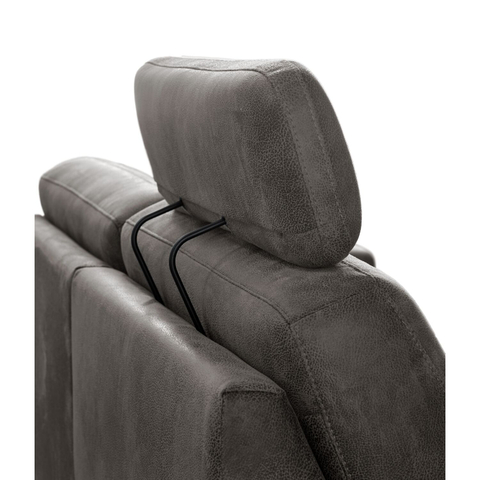 Hoekbank Muscolo Dark Grey