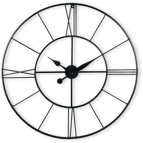 Klok Nimar 63 Ø80 Black