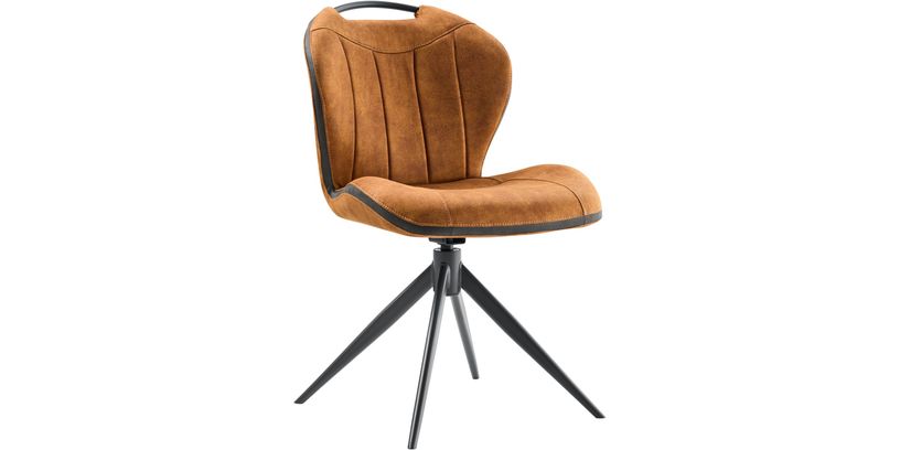 Stoel Tantini Cognac Draaibaar