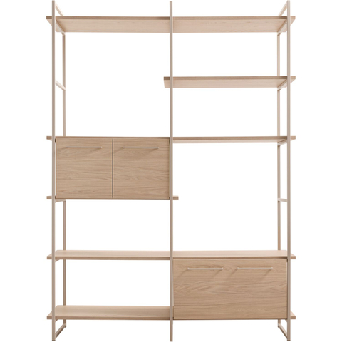 Wandopstelilng Sistema 5 Misty Oak