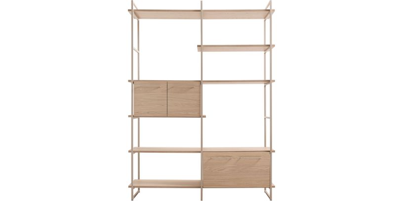 Wandopstelilng Sistema 5 Misty Oak