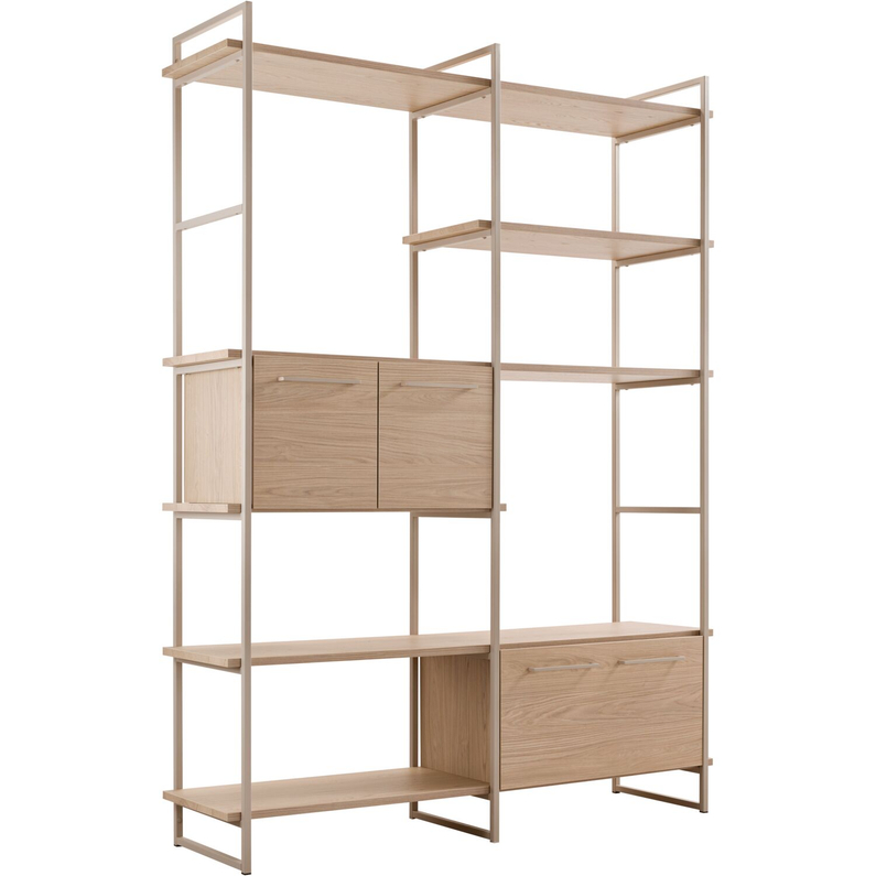 Wandopstelilng Sistema 5 Misty Oak