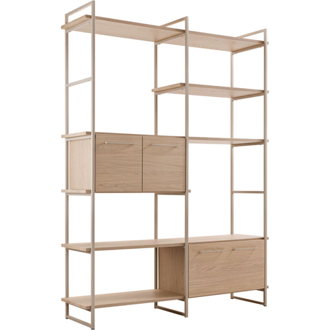 Wandopstelilng Sistema 5 Misty Oak