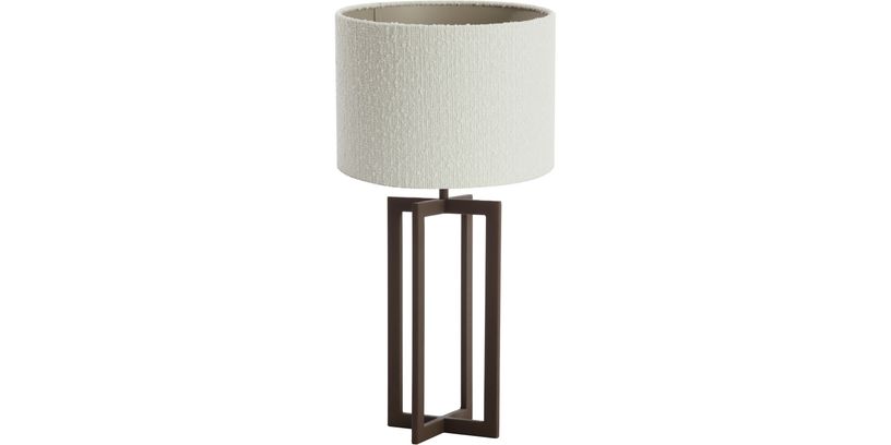 Tafellamp Arvore Bruin/Wit