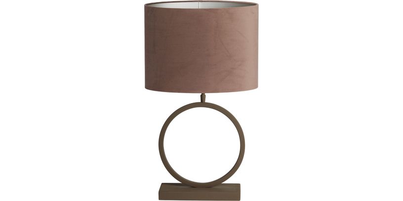 Tafellamp Alviano Bruin