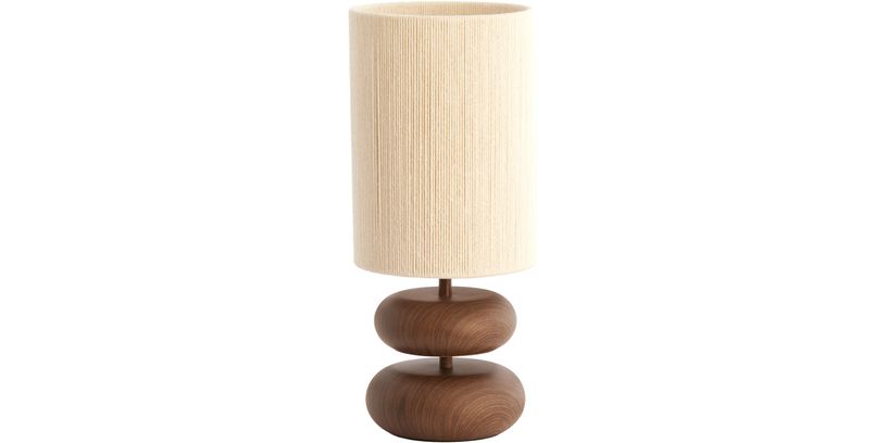 Tafellamp Luso Bruin/Crème