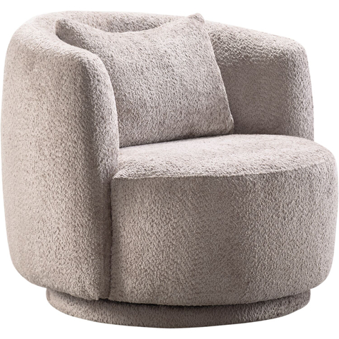 INHOUSE Draaifauteuil Camira Taupe