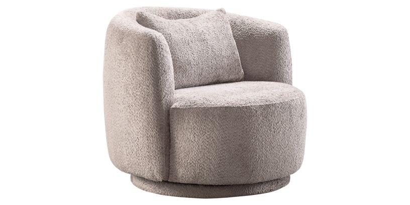 INHOUSE Draaifauteuil Camira Taupe