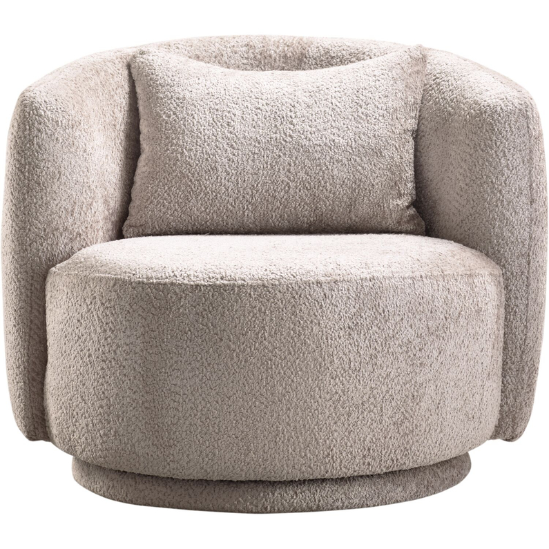INHOUSE Draaifauteuil Camira Taupe