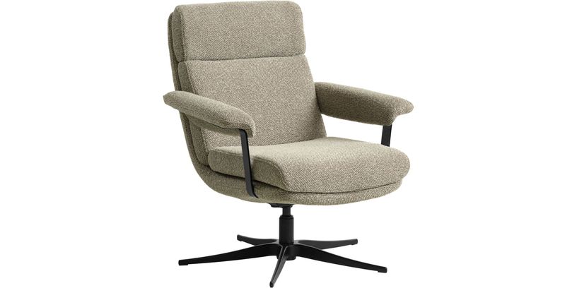 INHOUSE Draaifauteuil Calunio Beige