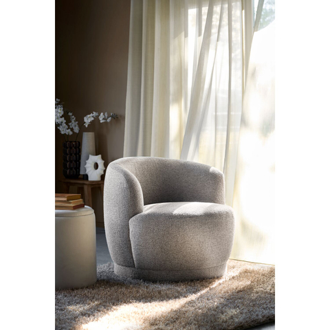 Draaifauteuil Fiumi Beige