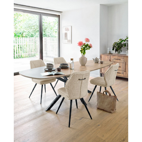 Eettafel Rizoma Deens Ovaal Mango