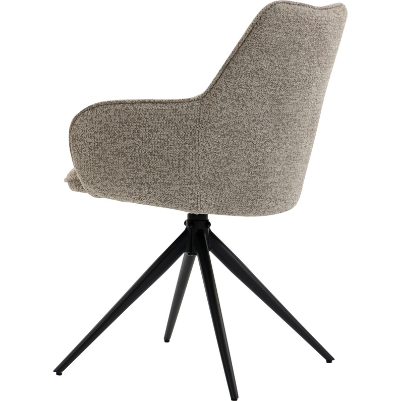 Armstoel Risa Clay/Zwart