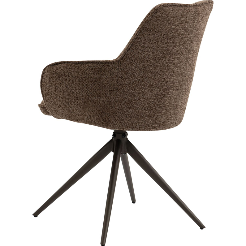 Armstoel Risa Brown/Zwart