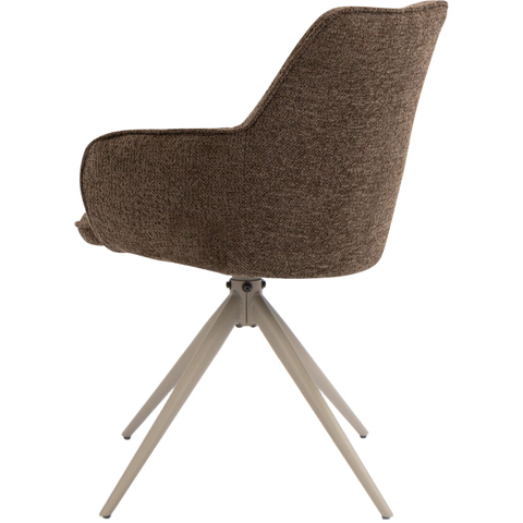 Armstoel Risa Brown/Taupe