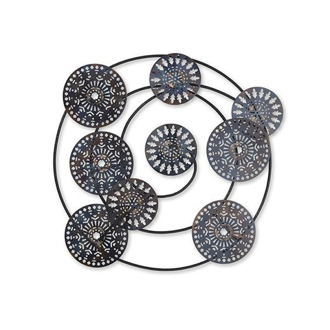 Wanddeco Fantasy Rings Blue/Black