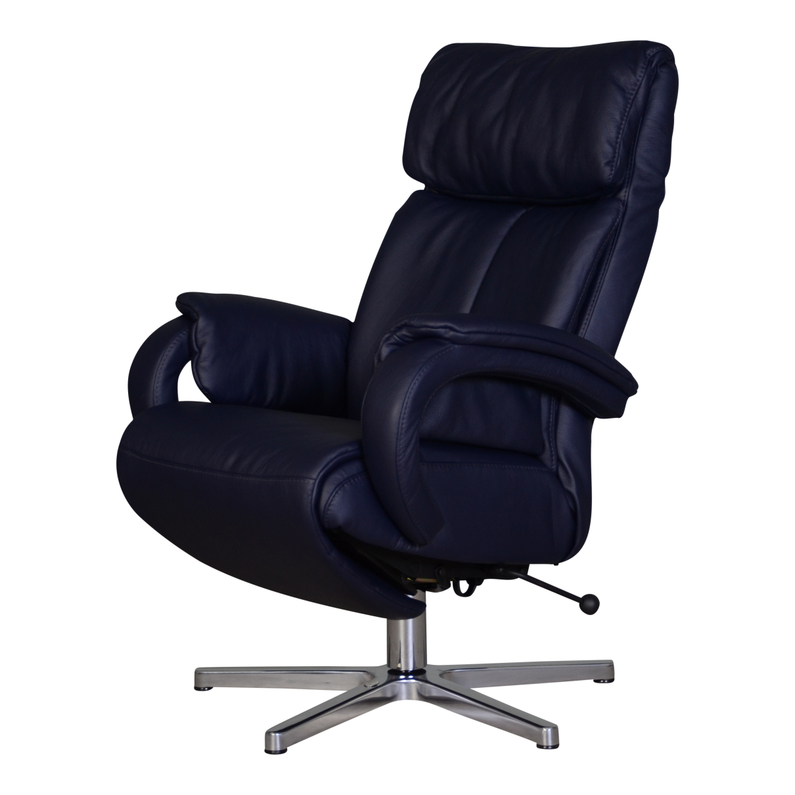 Relaxfauteuil Carmel Donkerblauw 