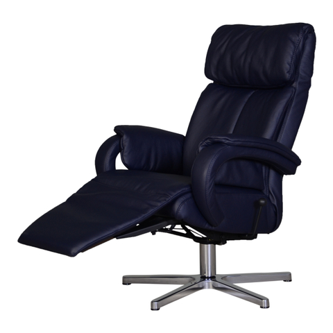 Relaxfauteuil Carmel Donkerblauw 