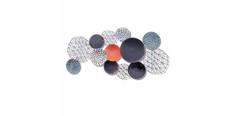 Wanddeco Hammered Plates