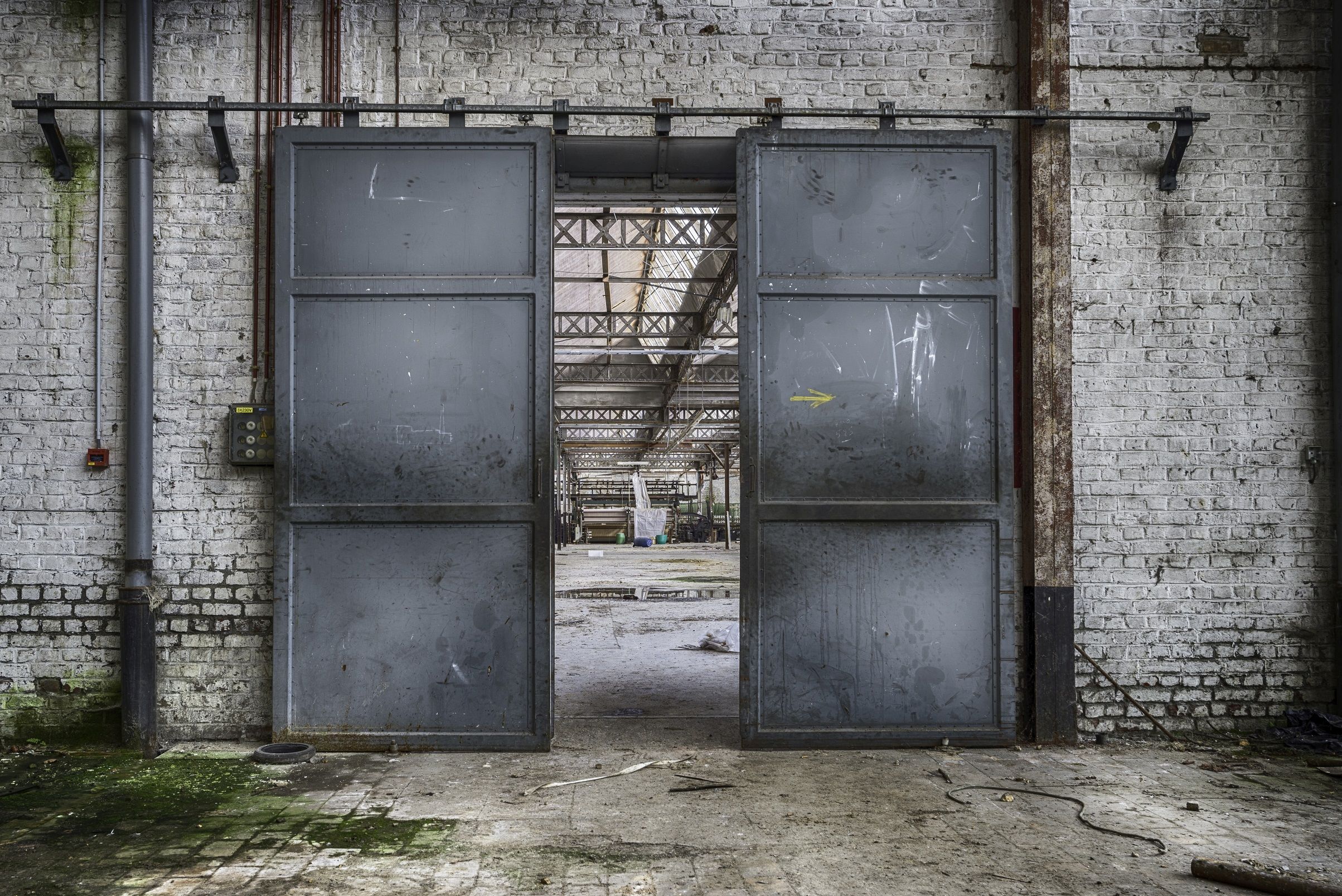 Urban Cotton Wandkleed Spinning Doors