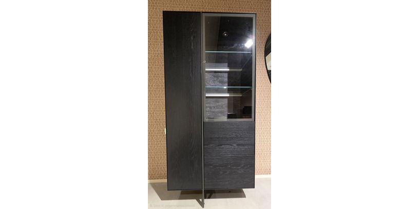 (Showroommodel)Hulsta Vitrinekast Persis Antraciet