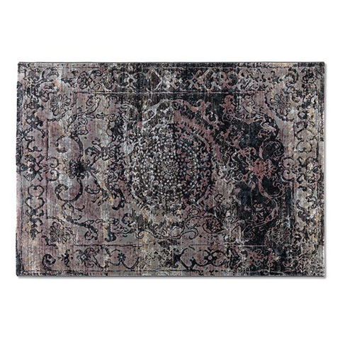 (Showroommodel) Vloerkleed Aisha Antraciet Roze