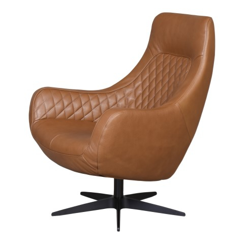 Draaifauteuil Odivelas Cognac